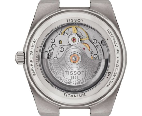Tissot PRX Powermatic 80 Titanium 38mm T137.807.44.041.00 Rokas pulksteņi 