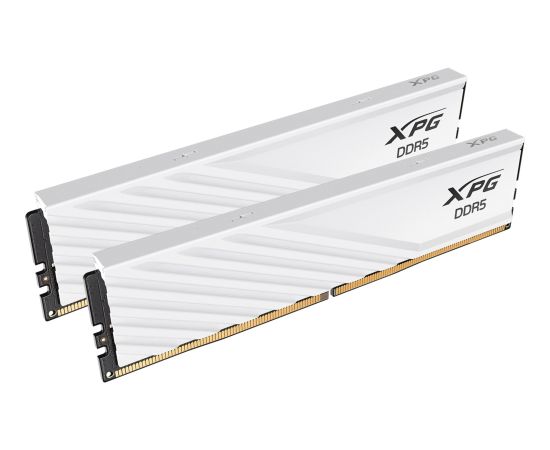 ADATA DDR5 - 32GB - 5600 - CL - 46 (2x 16 GB) dual kit, RAM (white, AX5U5600C4616G-DTLABWH, XPG Lancer Blade, INTEL XMP, AMD EXPO) RAM Operatīvā atmiņa