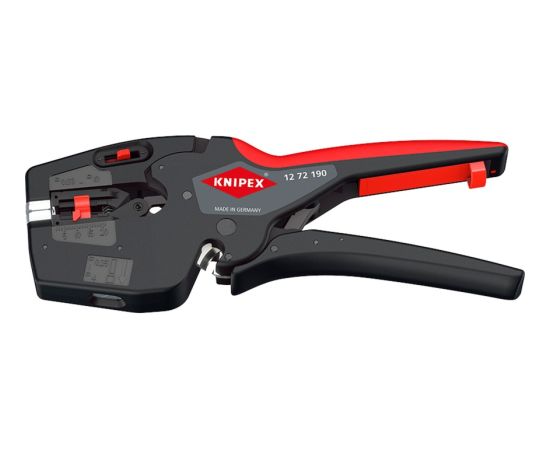 KNIPEX NexStrip electrician's multi-tool, stripping pliers (black/red) Новинки Для дома и сада 