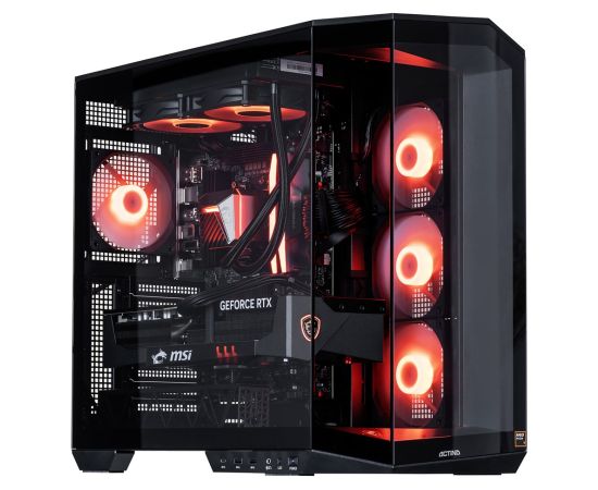 Action Actina 5901443428336 PC AMD Ryzen™ 7 9800X3D 32 GB DDR5-SDRAM 2 TB SSD NVIDIA GeForce RTX 5090 Windows 11 Home Midi Tower Black Personālie datori