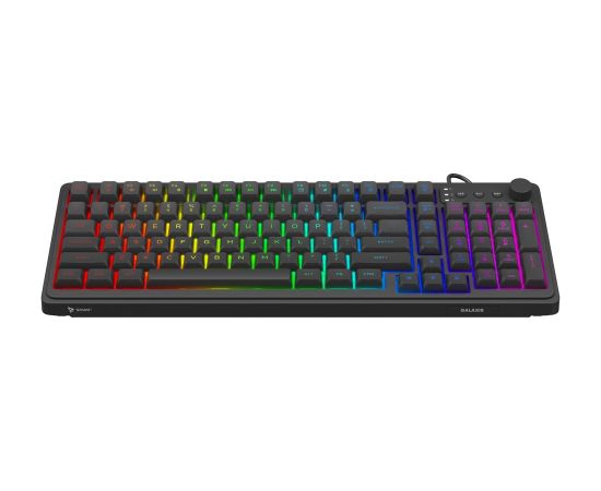 Savio Galaxis keyboard Gaming USB QWERTY US English Black Klaviatūras