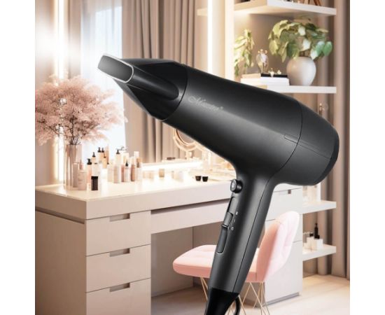 Hair dryer MAESTRO MR-217 2200 W Black, Graphite Matu fēni