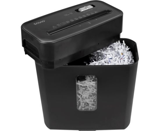 Savio ND-01 paper shredder Cross shredding 72 dB Black Dokumentu smalcinātāji