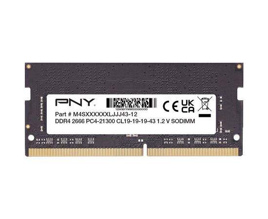 Pny Technologies Pamięć PNY 16GB DDR4 2666Hz SO-DIMM Оперативная память (RAM)