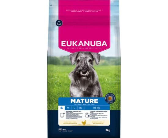 EUKANUBA Mature Small rich in chicken 3kg Suņu barība