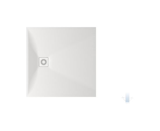 PAA Lettera KV100 Akmens Masas Dušas Paliktnis Balts Jaunumi Sadz. tehnika