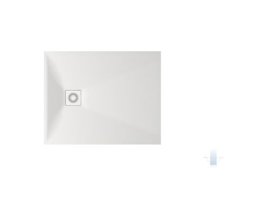 PAA Lettera 80x100 Akmens Masas Dušas Paliktnis Balts Jaunumi Sadz. tehnika