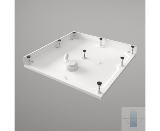 PAA Lettera 100x120 Akmens Masas Dušas Paliktnis Balts Крупная бытовая техника