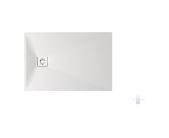 PAA Lettera 80x120 Akmens Masas Dušas Paliktnis Balts Jaunumi Sadz. tehnika