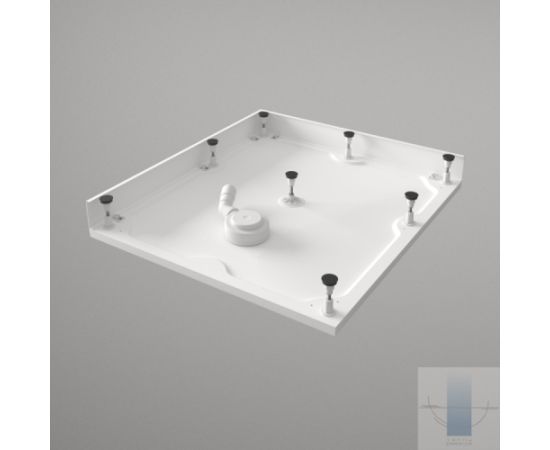 PAA Lettera 80x100 Akmens Masas Dušas Paliktnis Balts Jaunumi Sadz. tehnika