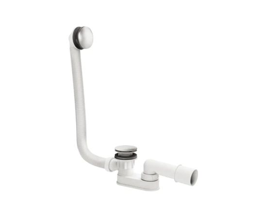 PAA Sifons akmens masas vannai plastmasas ar hromētu noplūdes vāciņu Крупная бытовая техника