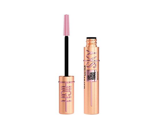 Maybelline Lash Sensational Sky High Rosegold Glitz - Řasenka 7,5 ml Black Dekoratīvā kosmētika