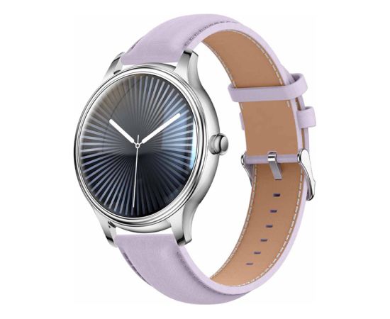Smart Watch COLMI L28 Silver-Purple + Purple leather strap Smart-Watch Pulksteņi