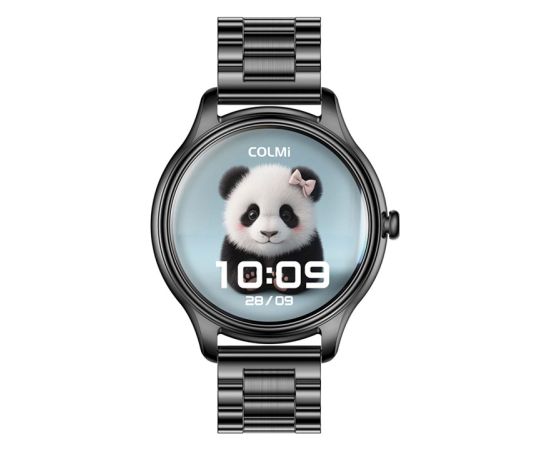 Smart Watch COLMI L28 (Black + Black steel strap) Smart-Watch Pulksteņi