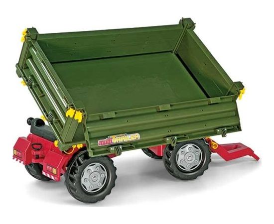 Rolly Toys Rolly Toys rollyTrailer Przyczepa Rolly Multi dwuosiowa zielona Новости - Детские товары