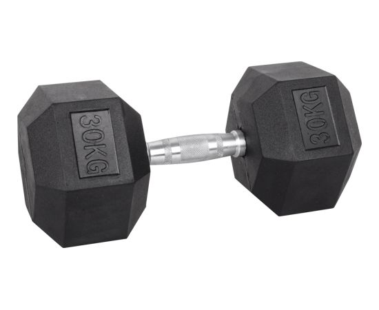 Sešstūra hanteles inSPORTline Hexsteel 30kg Hanteles