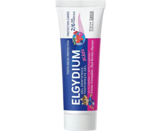 Elgydium, Kids Shark, Protection, Toothpaste, 50 ml Zobu pastas un mutes dobuma skalojamie līdzekļi