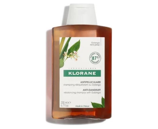 Klorane, Anti-Matreata Cu Galangal, Hair Treatment Shampoo, Anti-Dandruff, 200 ml Šampūni