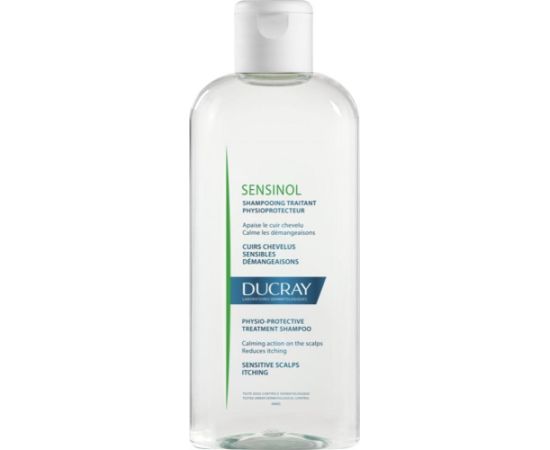 Ducray, Sensinol, Hypoallergenic, Hair Treatment Shampoo, Calming, For Sensitive Scalps, 200 ml Šampūni