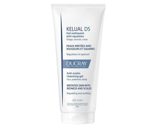 Ducray, Kelual DS, Hypoallergenic, Anti-Scales, Cleansing Gel, For Face, 200 ml Ķermeņa kosmētika