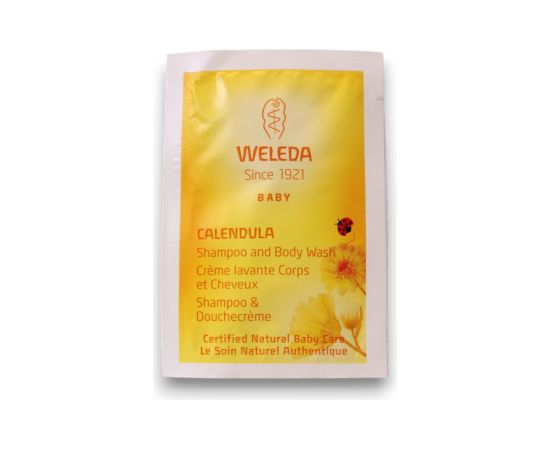 Weleda, Baby, Shower Gel & Shampoo 2-In-1, Calendula, 3 ml *Sample Dušas želejas ķermenim