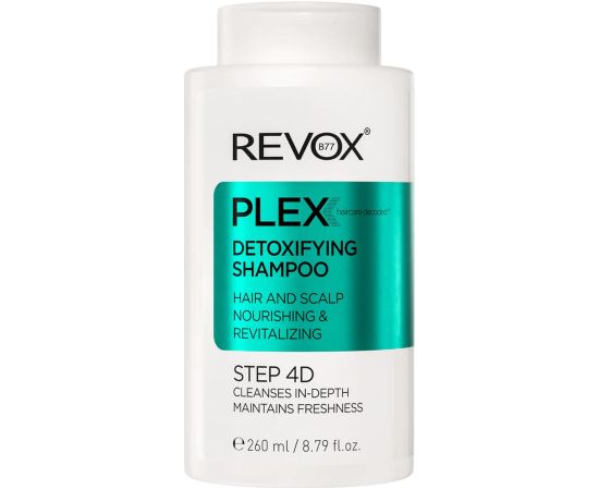 Revox B77, Plex Step 4D, Hair Shampoo, For Detoxing, 260 ml Шампуни