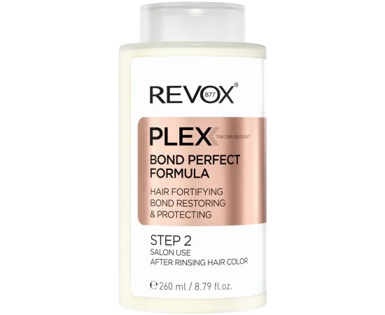 Revox B77, Plex Bond Step 2, Hair Cream Treatment, Reconnects Bonds & Protect, 260 ml Matu kopšana