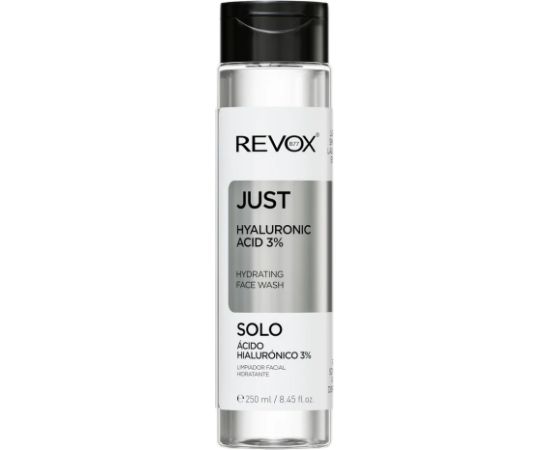 Revox B77, Just Squalane, Hyaluronic Acid 3%, Eliminates Impurities, Cleansing Lotion, For Face, 250 ml Ķermeņa kosmētika