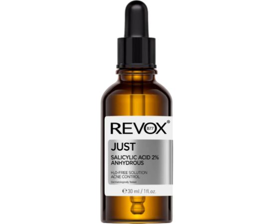 Revox B77, Just, Acid Salicilic 2%, Anti-Acnee, Serum, For Face, 30 ml Sejas kopšana