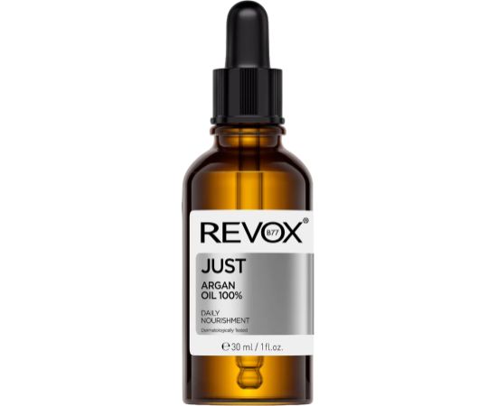Revox B77, Just, Argan, Nourishing, Oil, For Face & Neck, 30 ml Sejas kopšana