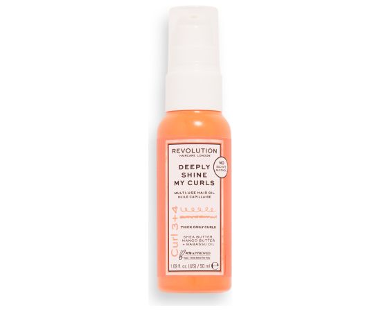 Revolution Haircare, My Curls 3+4, Hair Oil Treatment, Defining & Shining, 50 ml Matu kopšana