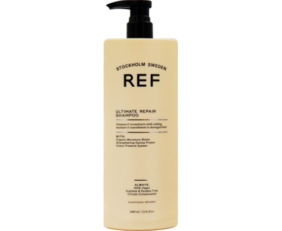Ref Stockholm, Ultimate Repair, Sulfates-Free, Hair Shampoo, Repairing & Strengthening, 1000 ml Šampūni