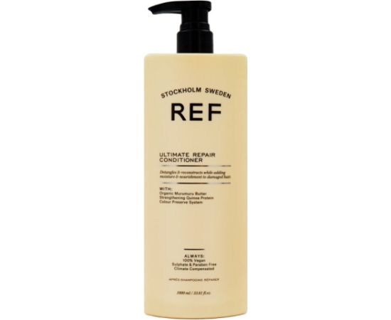 Ref Stockholm, Ultimate Repair, Sulfates-Free, Hair Conditioner, For Hydrate/Detangle & Shine, 1000 ml Matu kopšana