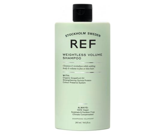 Ref Stockholm, Weightless Volume, Sulfates-Free, Hair Shampoo, Texturizing & Volumizing, 285 ml Šampūni