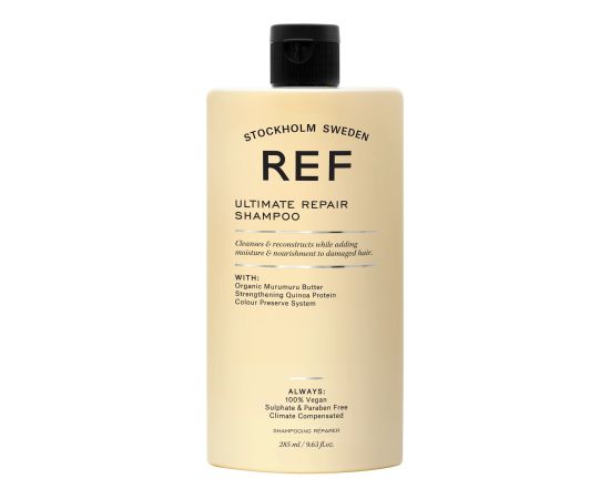 Ref Stockholm, Ultimate Repair, Sulfates-Free, Hair Shampoo, Repairing & Strengthening, 285 ml Šampūni