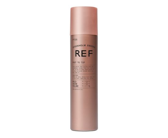 Ref Stockholm, Volume & Bodifying No.335, Vegan, Hair Styling Mousse, For Volume, Long-Lasting Hold, 250 ml Matu kopšana
