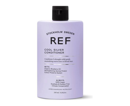 Ref Stockholm, Cool Silver, Sulfates-Free, Hair Conditioner, Neutralising Warm Tones, 245 ml Matu kopšana