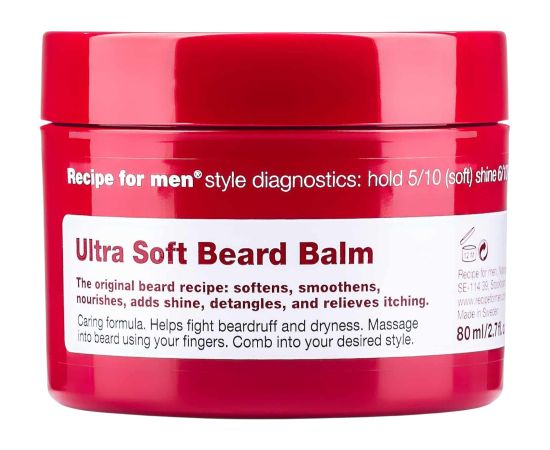 Recipe For Men, Ultra Soft Beard Balm, Beard Balm, Softening, 80 ml Уход за бородой