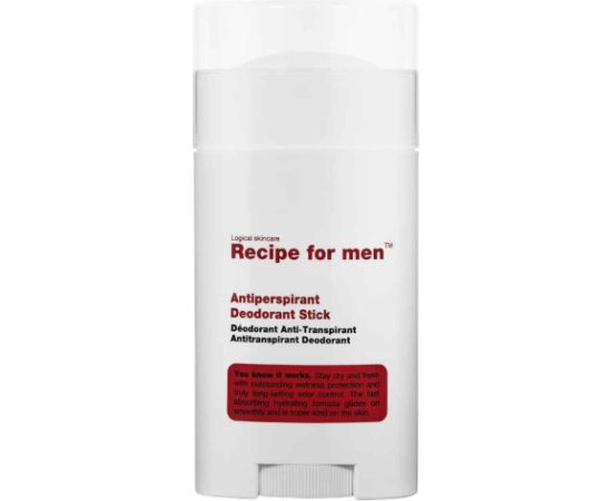 Recipe For Men, Antiperspirant Deodorant, Freshness, Deodorant Stick, For Men, 50 ml Dezodoranti