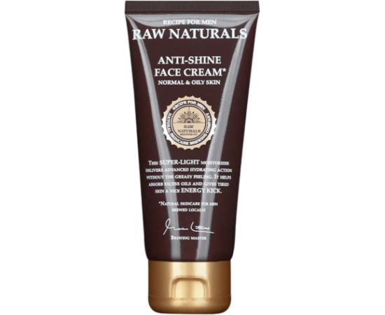 Raw Naturals, Anti-Shine, 100% vegan, Hydrating, Cream, For Face, 100 ml Ķermeņa kosmētika