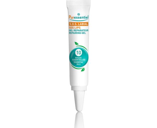 Puressentiel, S.O.S. Lip, Essential Oils, Repairing, Lip Balm Treatment, 5 ml Lūpu krāsas, spīdumi, balzāmi
