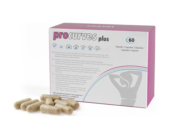 Procurves, Procurves+, Breast Enlargement, Capsules, 60 Capsules Ķermeņa kosmētika