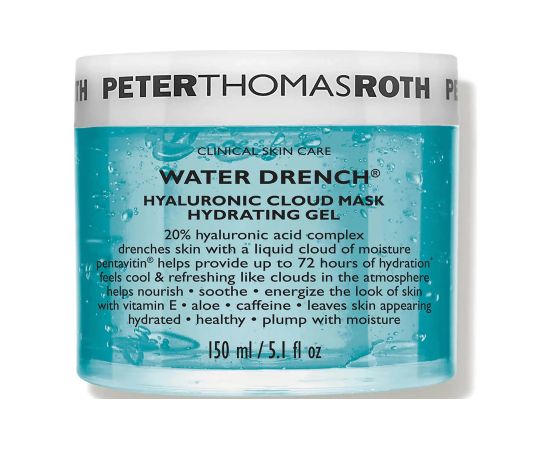 Peter Thomas Roth, Water Drench, Hydrating, Hyaluronic Acid, Gel Mask, For Face, 150 ml Sejas kopšana