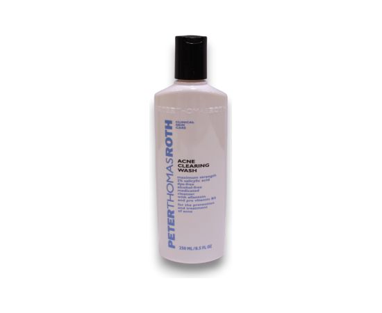 Peter Thomas Roth, Acne Clearing Wash, Salicylic Acid, Anti-Blackheads, Emulsion, For Face, 250 ml Sejas kopšana