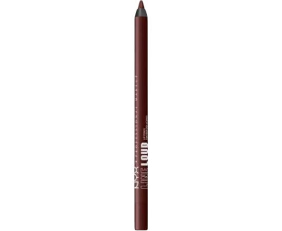 Nyx, Line Loud Goal Crusher, Vegan, Sharpenable pencil, Lip Liner, 02, Make A Statement, 1.2 g Lūpu krāsas, spīdumi, balzāmi