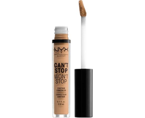 Nyx, Can't Stop Won't Stop, Cruelty-Free, Full Coverage, Liquid Concealer, Soft Beige, No, 3.5 ml Kосметические средства