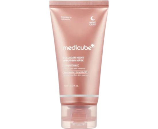 Medicube, Wrapping Mask, Collagen, Improves Elasticity & Firmness, Night Sleeping Mask, 75 ml Уход за лицом