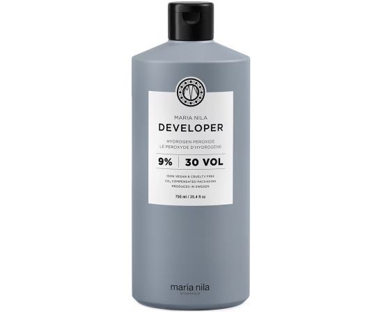 Maria Nila, Developer, Hair Oxidant Lotion, 9%, 30 vol, 750 ml Matu kopšana