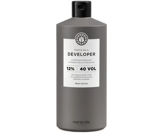 Maria Nila, Developer, Hair Oxidant Lotion, 12%, 40 vol, 750 ml Matu kopšana