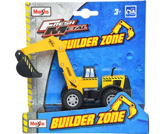 Maisto, Fresh Metal, Builder Zone, Excavator, Orange, 1:24, 3+ months Машины и аксессуары
